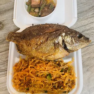 Palabok, Tilapia &amp; Pakbet