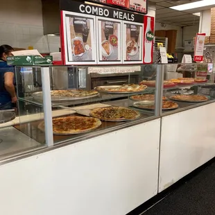 a view of the counter