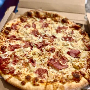 Canadian bacon, pineapple, and sexiness