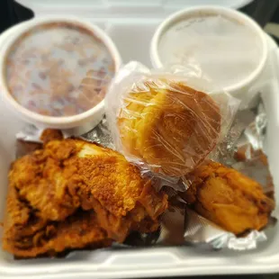 The small fried chicken dinner