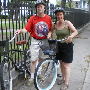 At the end of the ride.