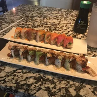 Rainbow roll &amp; Sexy Roll