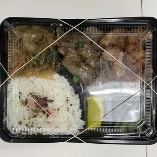 Large - teriyaki and mochiko chicken