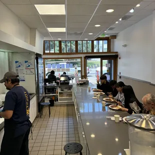 sushi and sashimi, interior