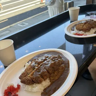 Pork katsu curry