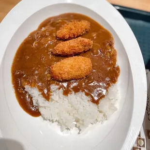 kaki fry curry (oyster) $17