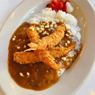 ebi fry (prawn) curry