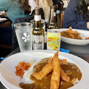 Ebi curry. Also recommend the yuzu soda!