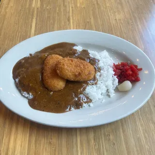 Kani Cream (Crab) Croquettes Curry
