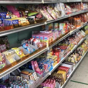 Snacks for kids and adults, Pocky, various chips and crackers