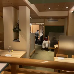 interior, sushi and sashimi