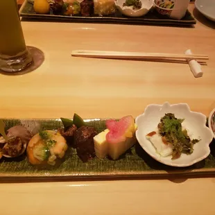 Summer kaiseki first course