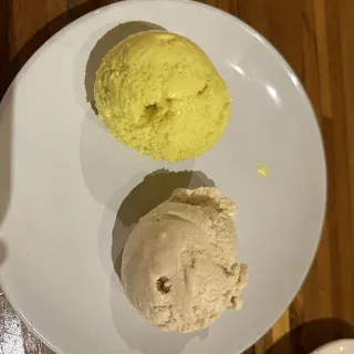 TURMERIC GINGER ICE CREAM LUNCH