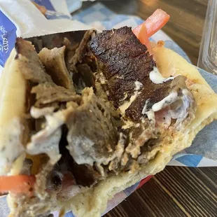 Gyro with some dried meat