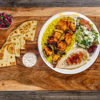 Chicken Kabob Plate