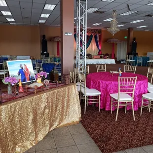 Bay Area Indian Wedding Decorations - Mehndi &amp; Sangeet Decor in Tracy
