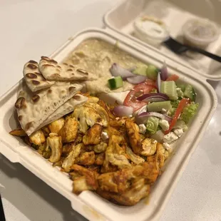 Chicken gyro plate