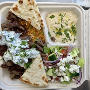 Beef &amp; Lamb Gyro Plate