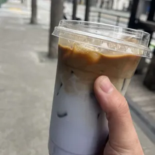 Large ube latte so good