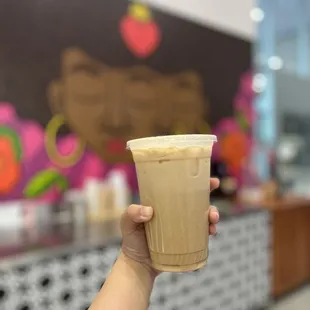 Iced Banana Chai Latte