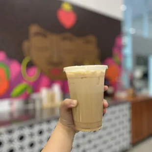 Iced Banana Chai Latte