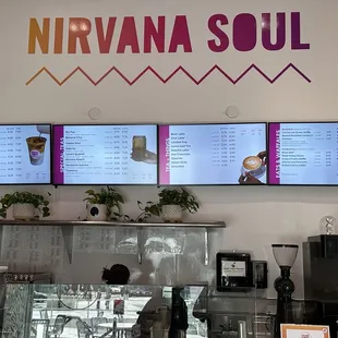 Food and drink menu