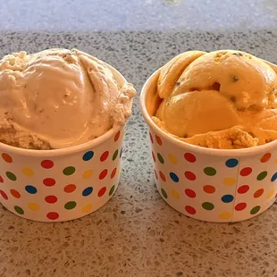 5/22/2022 Fig &amp; Walnut (left) and Saffron Pistachio