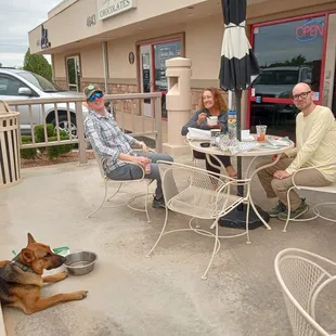 Another fine lunch after a hike
