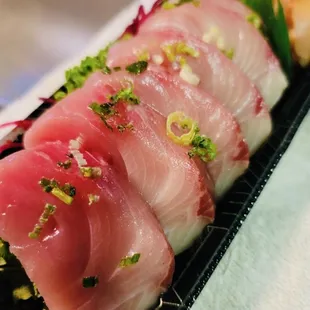 Yellowtail sashimi