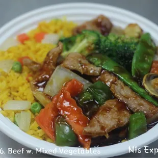 L26. Beef w.Mixed Vegetables