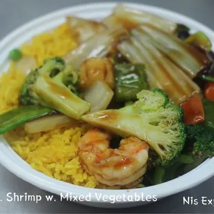 L21. Shrimp w. Mixed Vegetables