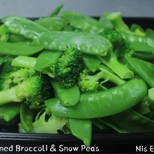 5. Steamed Broccoli &amp; Snow Peas