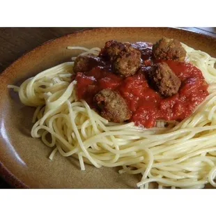 Pasta, stew and beaf