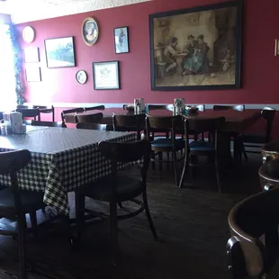 One of the dining rooms.