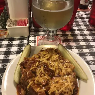 Pulled pork baked potato