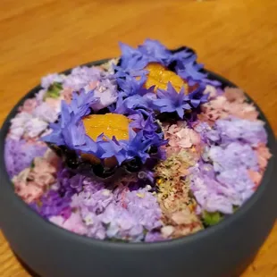 Sweet nori, shoyu egg custard, uni