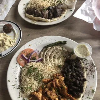 15. Mixed Shawarma Plate