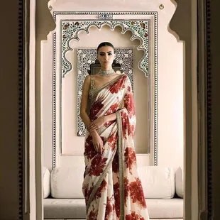Sabyasachi floral saree