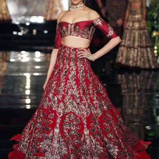 Designer celebrity lahenga choli