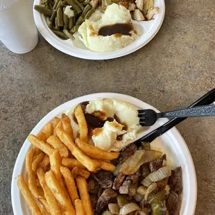 steak, food