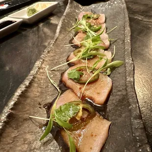 Yellowtail carpaccio