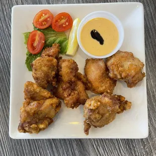 Our Chicken Karaage is made from scratch. Crispy and super flavorful!