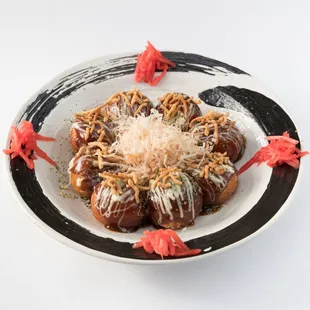 Russian Roulette Takoyaki- One of the Takoyaki balls contain wasabi inside!