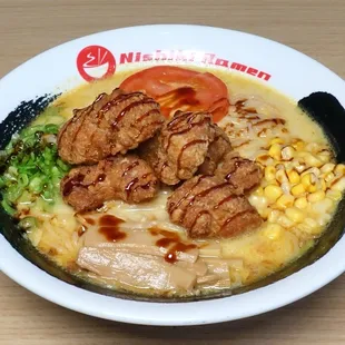 Vegan Curry Ramen- Includes No Egg Noodles and 6-7 pcs of our famous Soy Karaage.