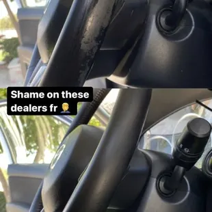 Sterling wheel cleaned