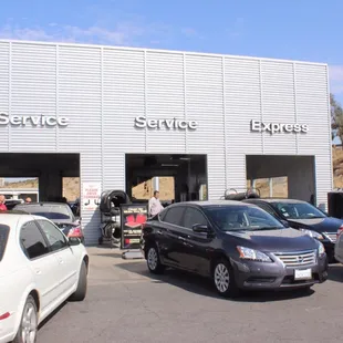 Here is our service station!