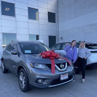 Steph, my new car, and me!