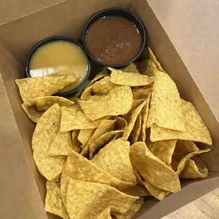 Chips with Queso