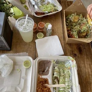 Flauta Plate Nachos Plate