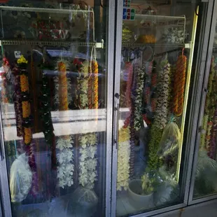 Good variety of leis